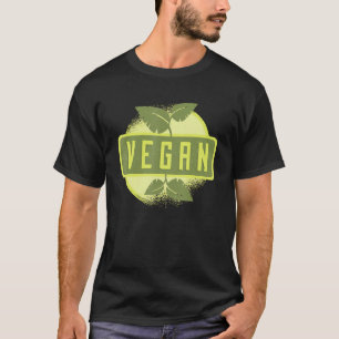 Vegan Vegetarian Food Vegans Plant Based Veggies V T-Shirt