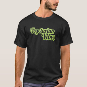 Vegan Vegetarian Food Vegans Plant Based Veggies V T-Shirt
