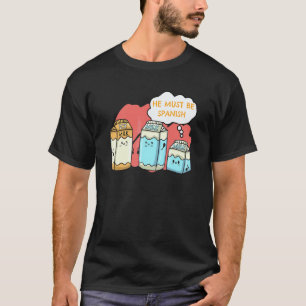 Vegan Vegetarian Food Vegans Soy Milk Must Be Span T-Shirt