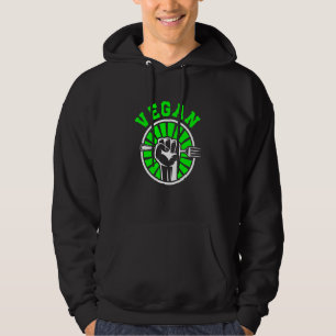 Vegan Vegetarian Food Vegetables Fork Organic Stat Hoodie