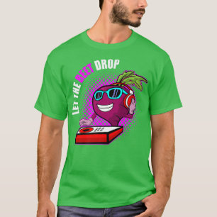 Vegan Vegetarian Gardening Beetroot Let The Beet D T-Shirt