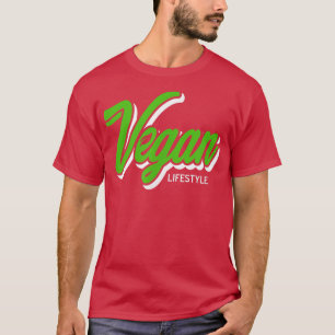 Vegan Vegetarian Green Leaf Plant Lifestyle V2  T-Shirt