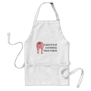 Vegan Vegetarian   I Don't Eat Anything That Farts Standard Apron