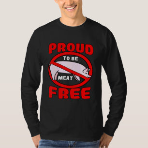 Vegan Vegetarian Lifestyle Meat Free Diet Plant Ba T-Shirt