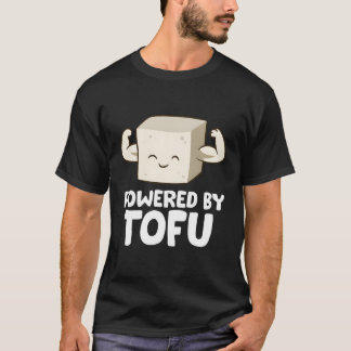 Vegan Vegetarian Love Tofu Powered By Tofu T-Shirt
