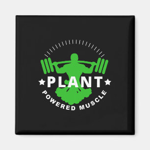 Vegan Vegetarian Plant Broccoli Bodybuilding Lift  Magnet