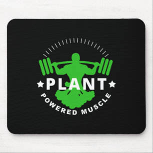 Vegan Vegetarian Plant Broccoli Bodybuilding Lift Mouse Mat