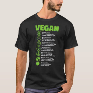 Vegan Vegetarian Veganism Plant Based Diet T-Shirt