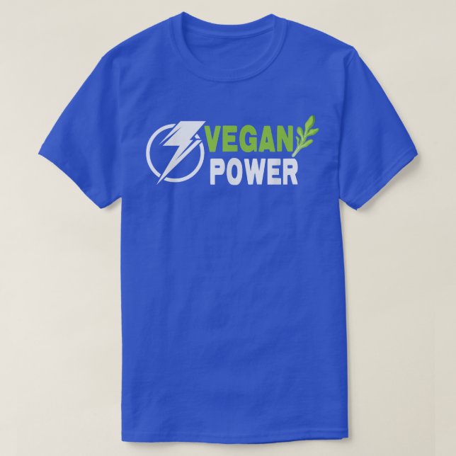 Vegan Vegetarian Veganism Vegan Power  T-Shirt (Design Front)