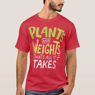 Vegan Vegetarian Weightlifter Workout Gym Training T-Shirt