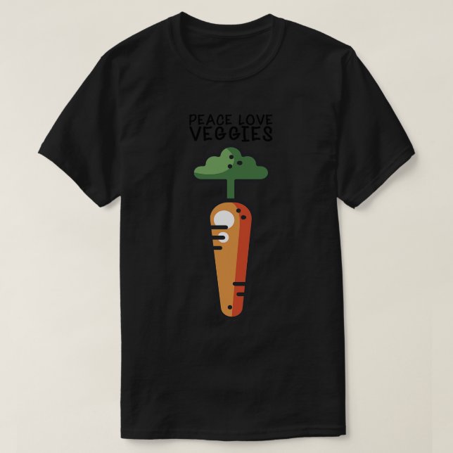 Vegan Veggies (3) T-Shirt (Design Front)