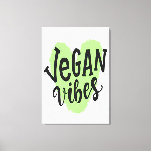 Vegan Vibes Canvas Print