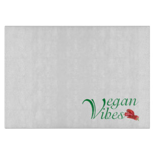 Vegan vibes cutting board
