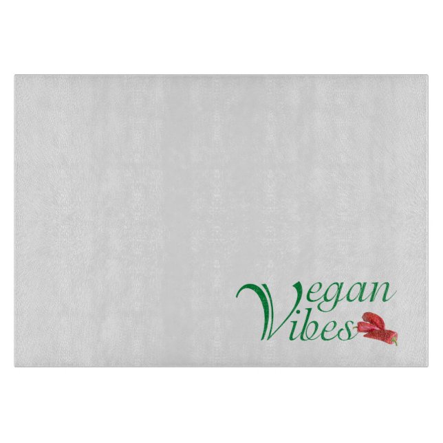 Vegan vibes cutting board (Front)