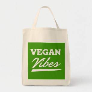 Vegan Vibes Vegetarian Tote Bag