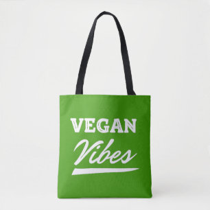 Vegan Vibes Vegetarian Tote Bag
