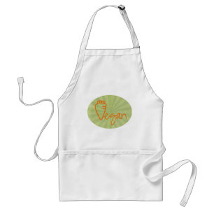 Vegan (with Carrot Graphic) Standard Apron