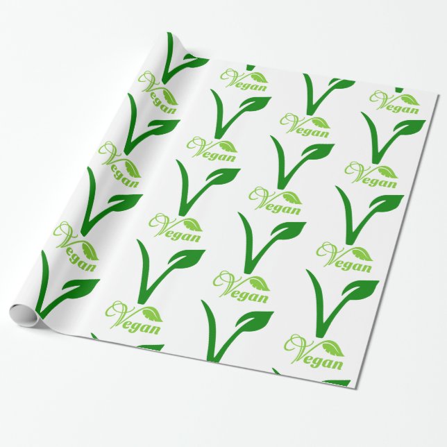Vegan Wrapping Paper (Unrolled)