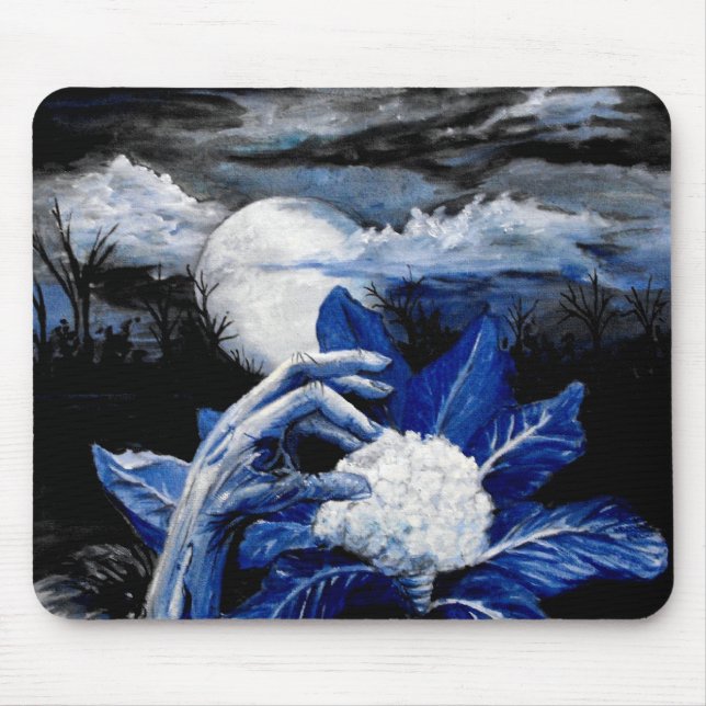 Vegan Zombie Mouse Mat (Front)