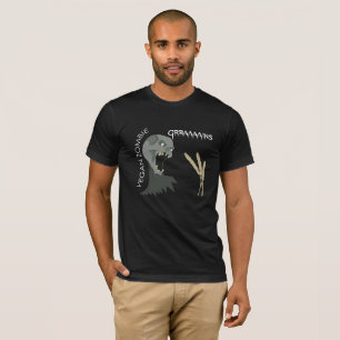 Vegan Zombie Wants Grains! T-Shirt