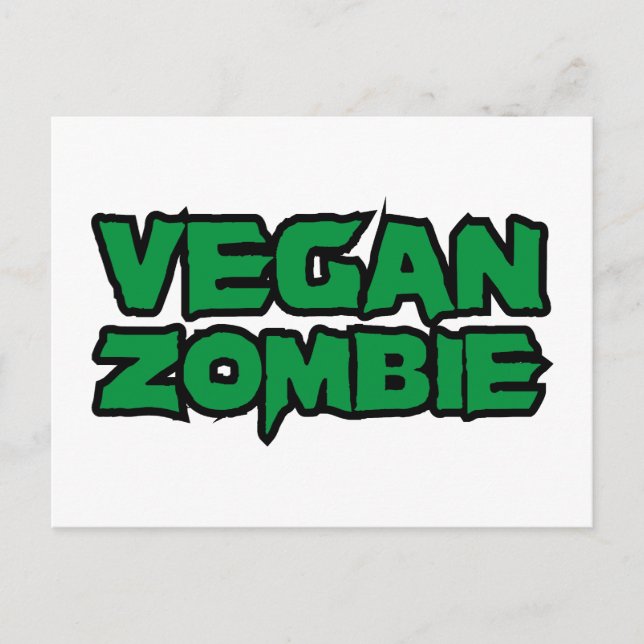 Vegan Zombies Postcard (Front)