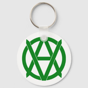Veganarchism! Key Ring