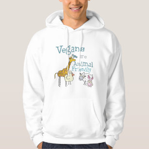 Vegans are Animal Friendly Hoodie