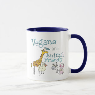 Vegans are Animal Friendly Mug