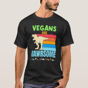 Vegans Are Awesome Herbivore Vegan Dinosaur Diet P T-Shirt