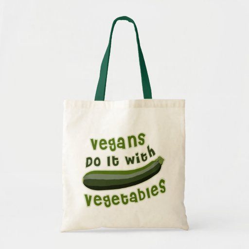 Image of Vegans Do It with Vegetables Tote Bag