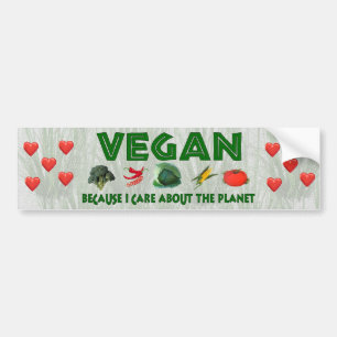 Vegans for the Planet Bumper Sticker