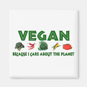 Vegans For The Planet Magnet