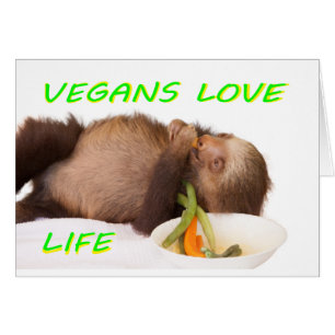 vegans love life , slothie