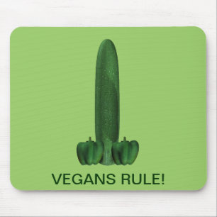 Vegans Rule! Mouse Mat