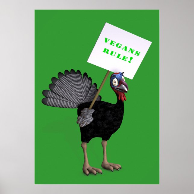 Vegans Rule! Poster (Front)