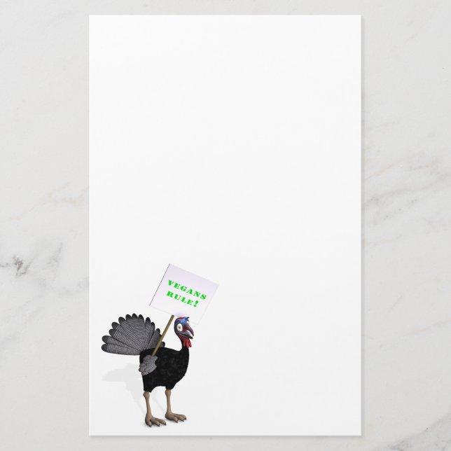 Vegans Rule! Stationery (Front)