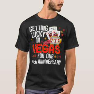 Vegas Anniversary Customise Couple Trip Matching T-Shirt