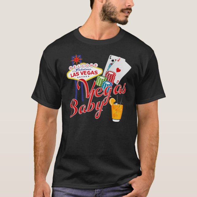 VEGAS Baby 21st Birthday Graphic Tee (Front)