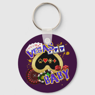 VEGAS BABY KEY RING