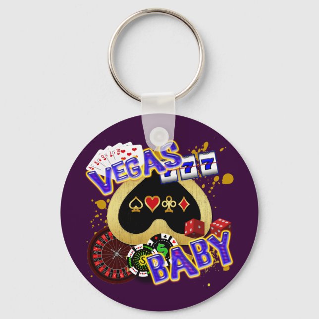 VEGAS BABY KEY RING (Front)