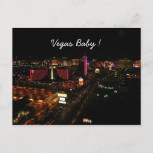 vegas baby ! postcard