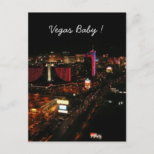 vegas baby strip postcard (Front)