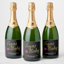 Vegas Baby Wine & Sparkling Wine Labels