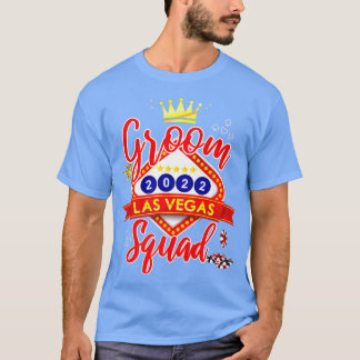 Vegas Bachelor Party Group Married in Vegas Groom T-Shirt