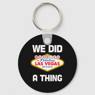 Vegas Bachelor Party Married In Vegas Groom Bride Key Ring