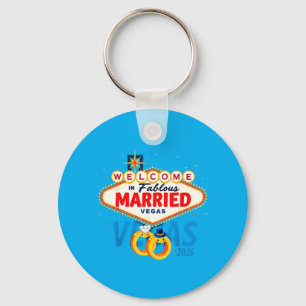 Vegas Bachelor Party Married In Vegas Groom Bride Key Ring