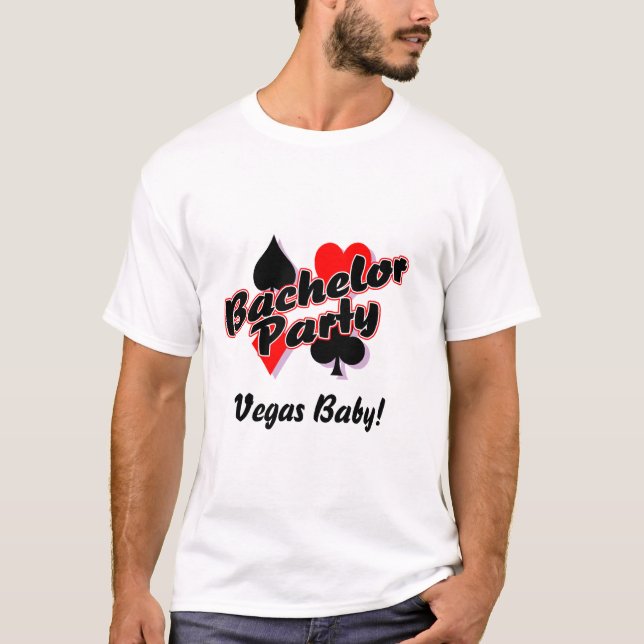 Vegas Bachelor Party T-Shirt (Front)
