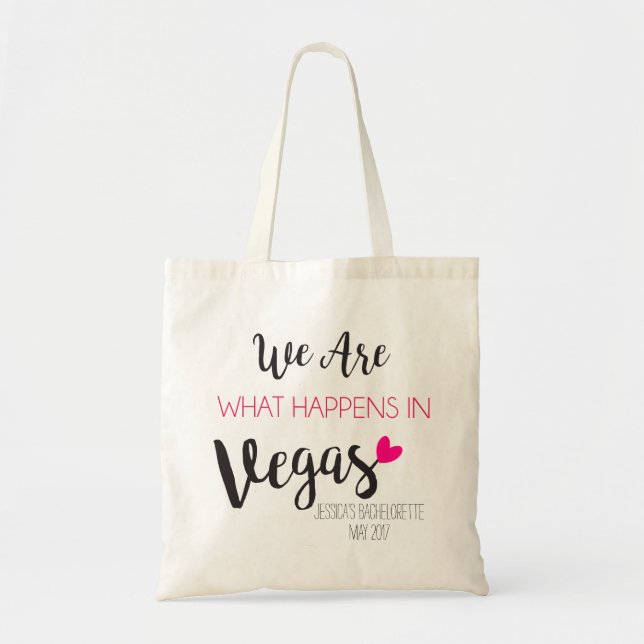 Vegas Bachelorette Gift Bag Tote (Front)