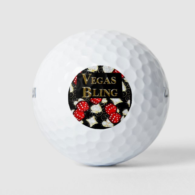 VEGAS BLING GOLF BALLS (Front)