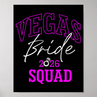 Vegas Bride Squad 2026 Married in Vegas Poster